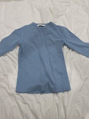 Jay Basics Kids Long Sleeve Crewneck Top - Light Blue